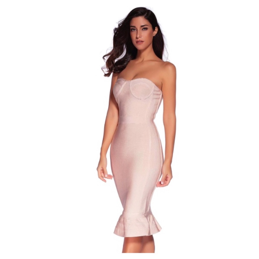 Strapless Bandage dress